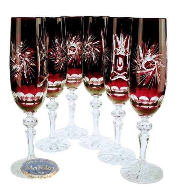 Ruby Crystal Champagneglas 170ml Olive Grinder