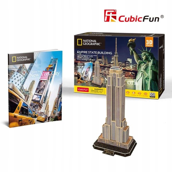 3D-PUSLESPIL NATIONAL GEO - EMPIRE STATE BUILDING 977