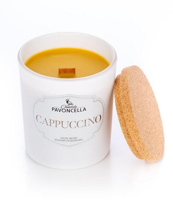 Cappuccino sojalys hvid 135g