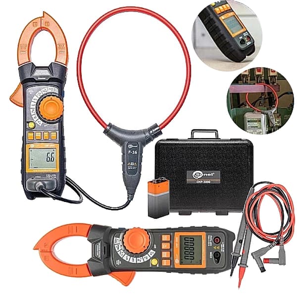 SONEL MPI-536 Elektrisk Parametermätare Klämmeter Set