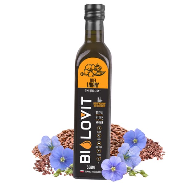 Bilovit - Kallpressad linfröolja - 500 ml