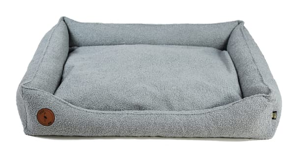 CEZAR sofa, grå bouclé M - 80 cm x 70 cm
