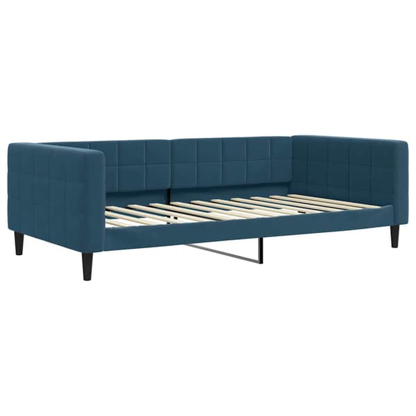 vidaXL Bäddsoffa blå 100x200 cm klädd i sammet