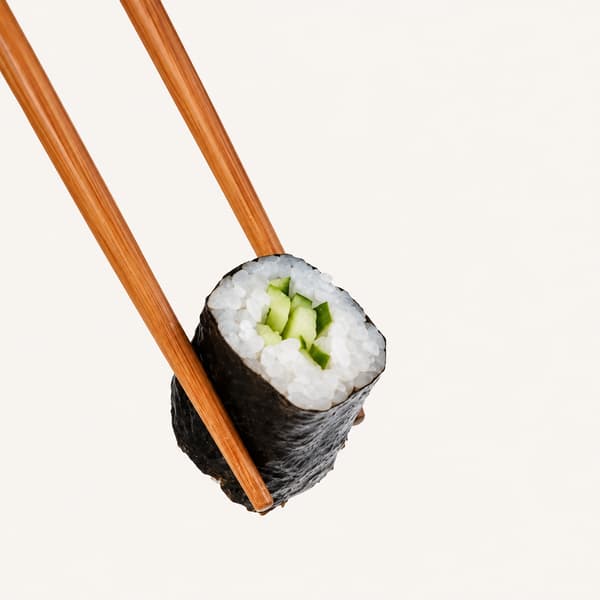 Sushi-spisepinde af forkullede bambus 4,5 mm x 21 cm - 100 stk.