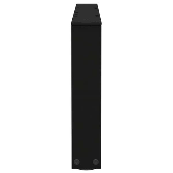 vidaXL V-formede spisebordsben 2 stk. sort stål