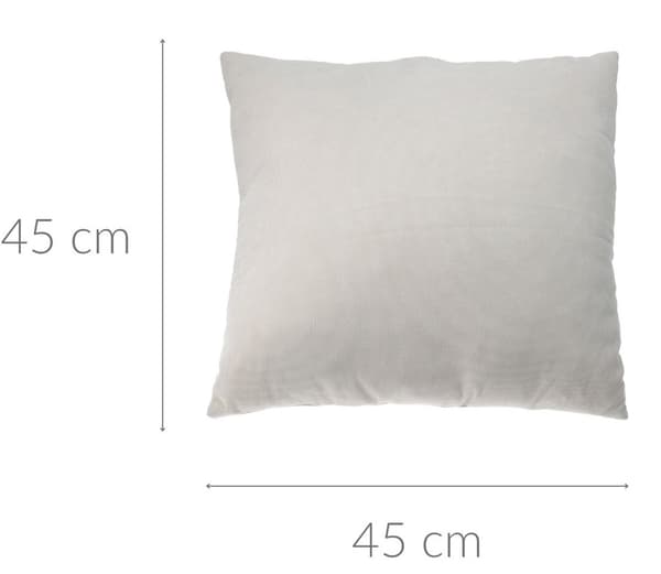 Hjem & Styling Kollektion Rib pyntepude 45 x 45 cm