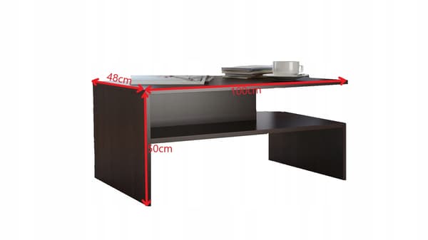OLA SOFFBORD VARDAGSRUM WENGE 100x48x50