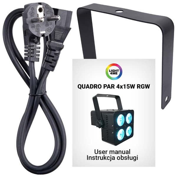 LIGHT4ME QUADRO PAR 4x15W RGBW scenreflektor LED