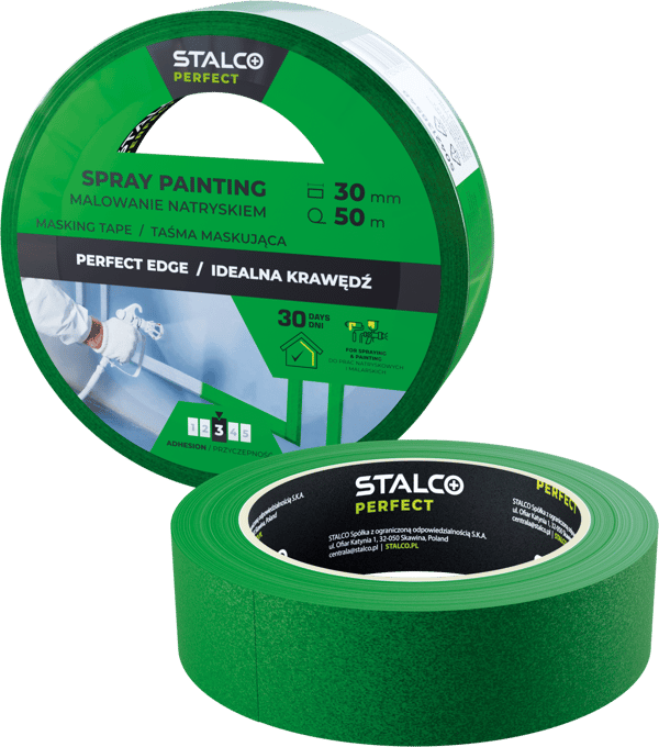 Stalco maskeringstejp för spraymålning 30mm x 50m Perfekt