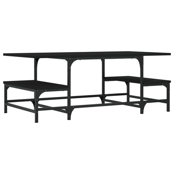 vidaXL sofabord, sort, 100x50,5x40 cm, træbaseret materiale