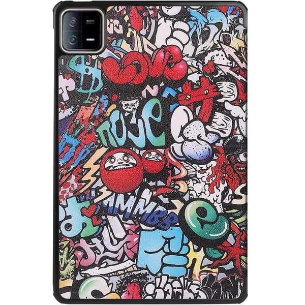 Xiaomi Pad 6 / 6 Pro -tabletin suojakuori, Smartcase, graffitinvärinen