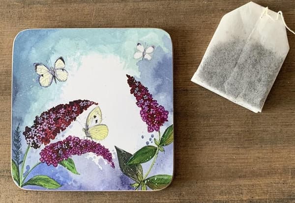 Kopunderlag C228 Sommerfugle og Buddleia