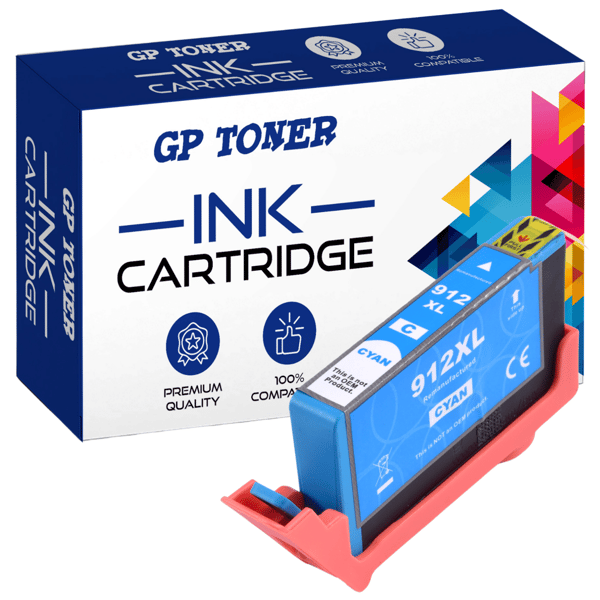 Blæk til HP 912XL C GP