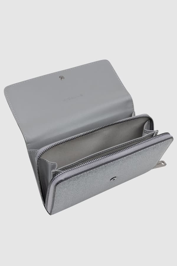 Valentino Kalua Pochette hopeaketjulompakko