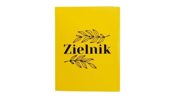 Herbarium A4 PP 20 ark gule med tryk