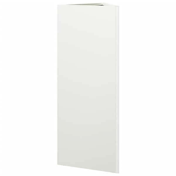 vidaXL Trädgårdskrukor, Set om 2, Vita, Triangulära, 30x26x75 cm, Stål
