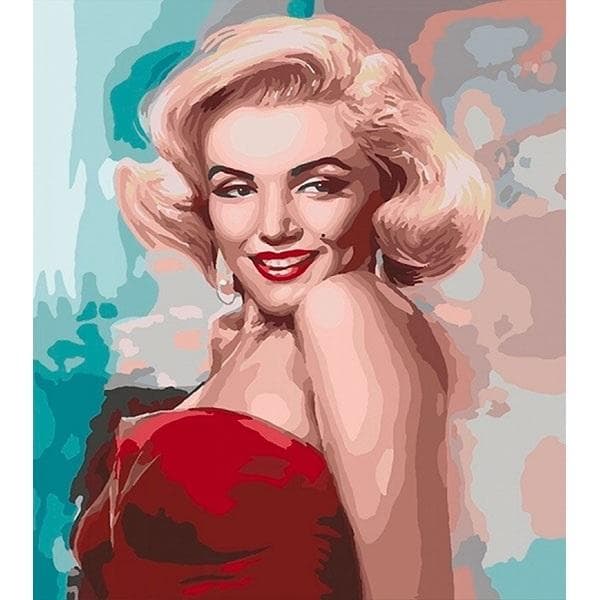 5D diamantmosaik - Marilyn Monroe 40x30cm