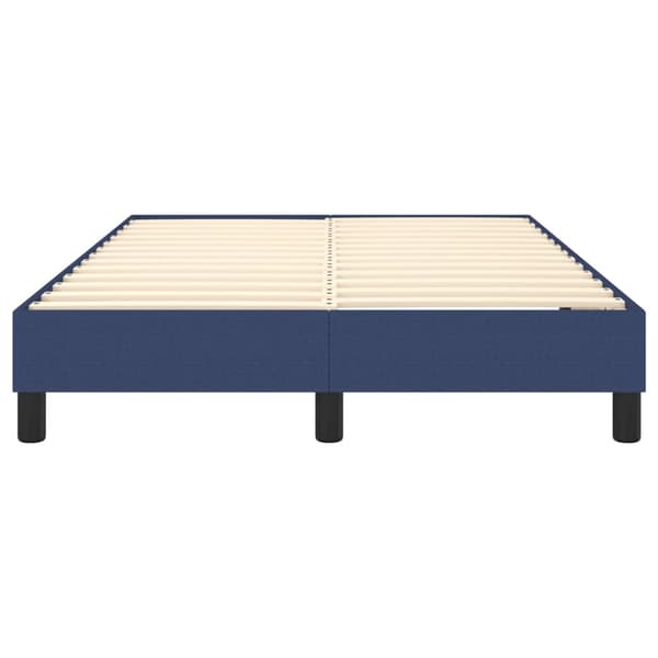 vidaXL sengestel uden madras blå 120x200 cm stof
