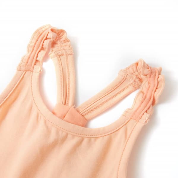 Børne tanktop, lys orange, 128