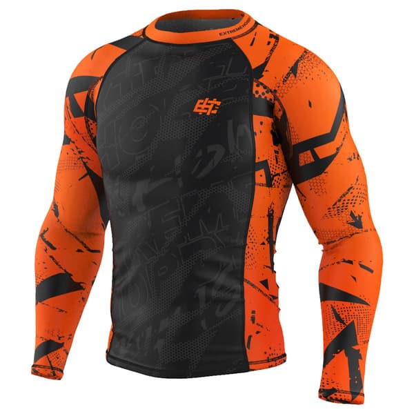Herr långärmad rashguard NEO 2XL LIME