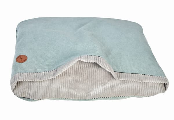 Mink NEL mintgrøn + grå striber 80cm x 60cm