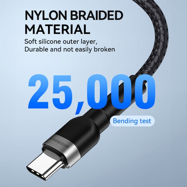 Kabel för iPhone USB-C - Lightning PD 30W 1m svart