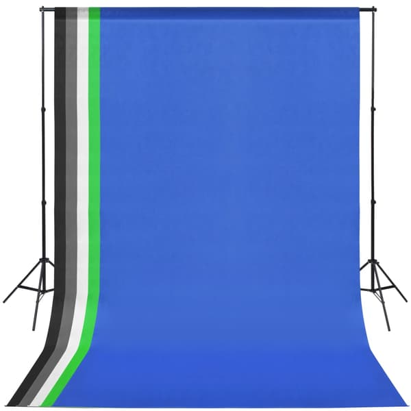 vidaXL Studio Kit med Softbox-lys og baggrunde