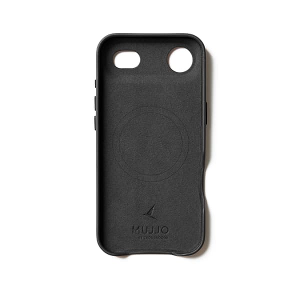 MUJJO iPhone 17 Air Læderetui Sort