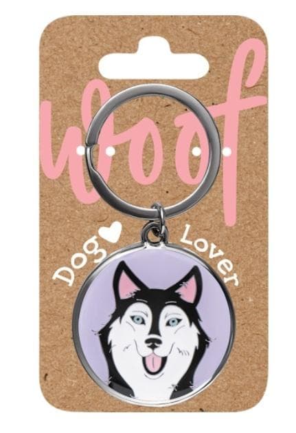 Nøglering til hundeelskere - husky