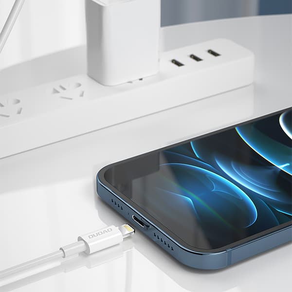 L6X USB-C - iPhone Lightning PD 20W 1m Kabel - Vit