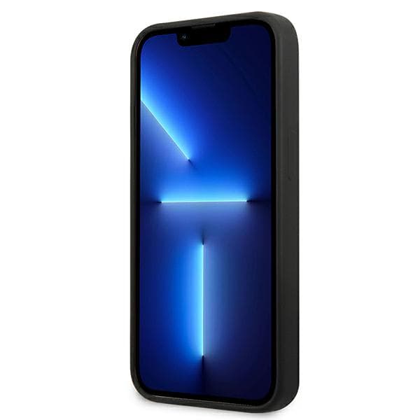 Karl Lagerfeld Silikone Plaque-cover til iPhone 13 mini, Sort