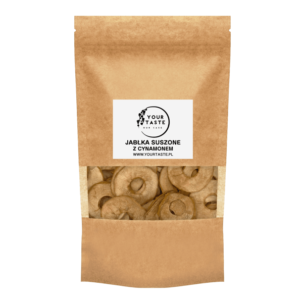 Tørrede æbler med kanel 250 g