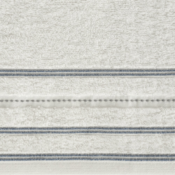VENTO cremefärgad randig handduk 30x50 cm