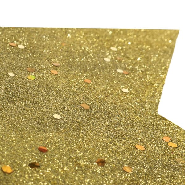 Juldekoration glitterstjerne til ophængning 28 cm