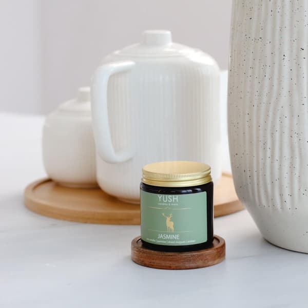 Jasmin - JASMIN DUFTLYS MED SOJA - YUSH - 180ML
