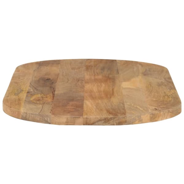 vidaXL Pöytälevy 140x50x2,5 cm soikea täysmangopuu