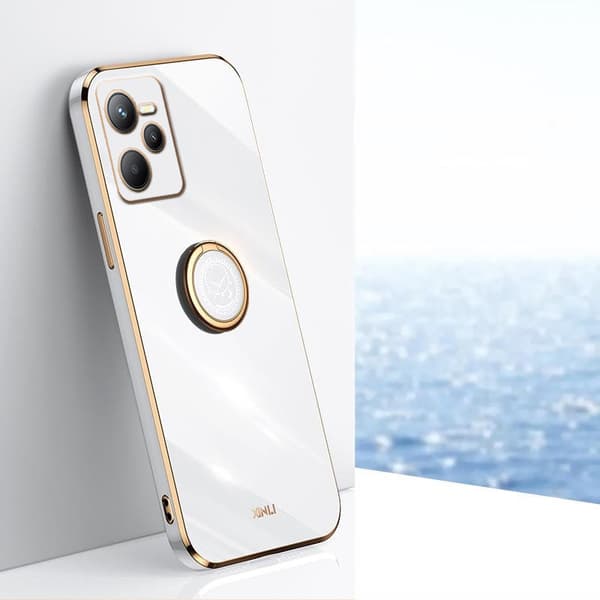 Realme C35 cover, Electro Ring, hvid