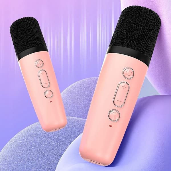 [pacza] Karaoke-sæt til børn 2x mikrofon + Bluetooth-højttaler Z3345R