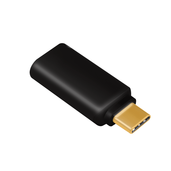 USB-C til 3,5 mm lydadapter, USB 3.2, sort - LogiLink UA356