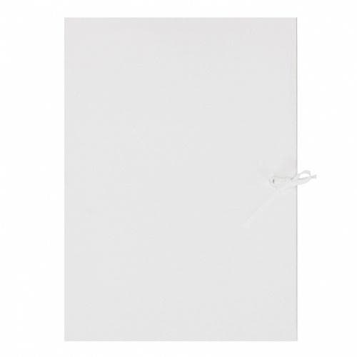 A4 hvidt papir indbundet mappe