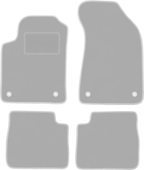 Grå bilmåtter til: Lancia Delta III hatchback (2008-2014)
