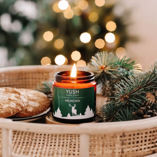 Ho Ho Ho! Julkryddoftljus - YUSH - 120ml