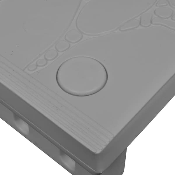 vidaXL Home Spa Trappe, Grå