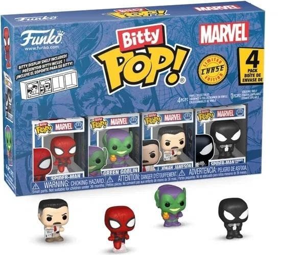 Funko POP Marvel: Spiderman figur 4-pak mix