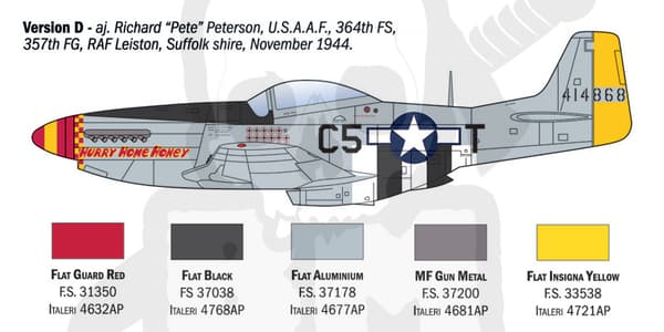 I1484 1:72 P-51D Mustang Aces
