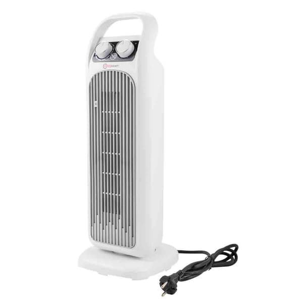 VARMEVENTILATOR ELEKTRISK Termostatsøjle 2000W