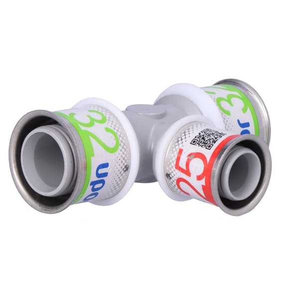 Reducerande T-rör ppsu 32-25-32 Uponor S-Press Plus