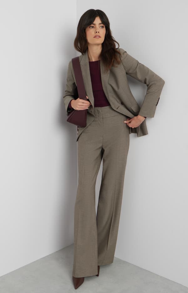 Slim-fit kostymbyxor - Mix&Match 36
