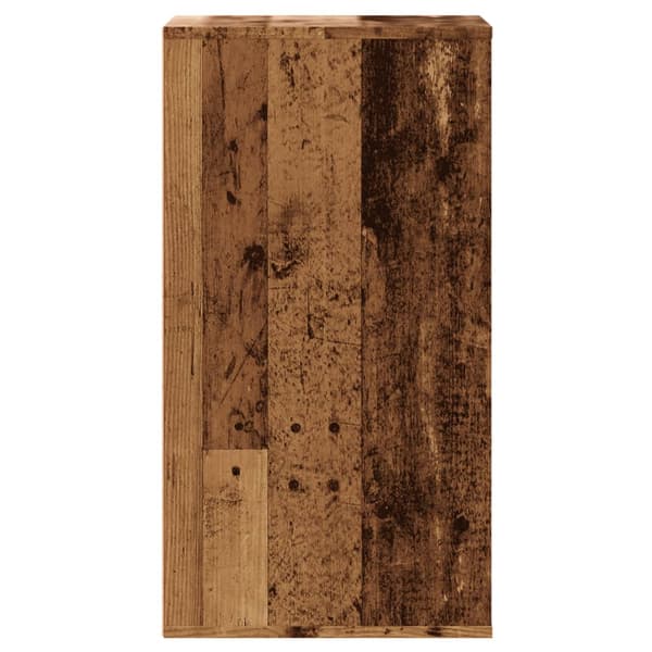 vidaXL kommode, antik træ, 40x41x76 cm, træbaseret materiale