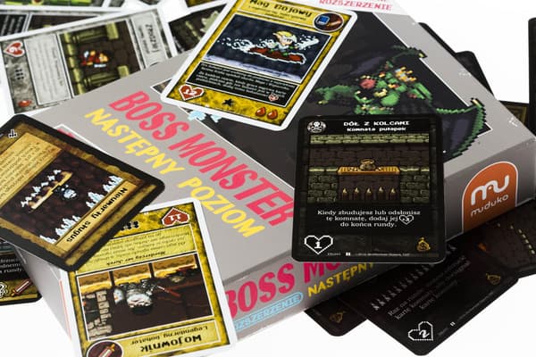 Boss Monster: Næste niveau. Brætspil. Muduko
